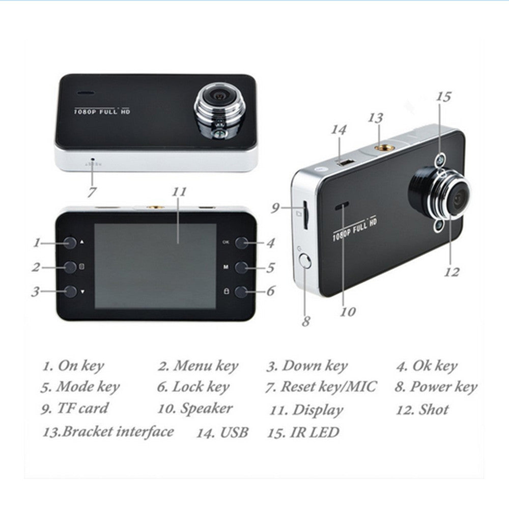 AuraDrive™ Dash Cam – Compact HD Safety Recorder